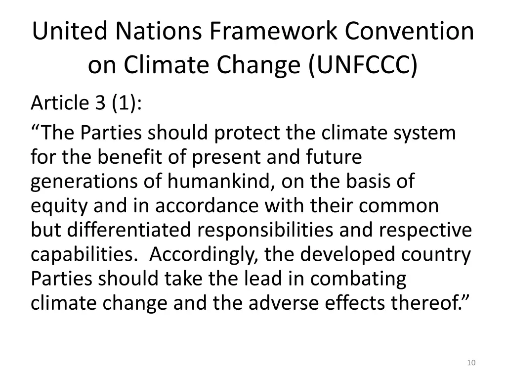 united nations framework convention on climate 2