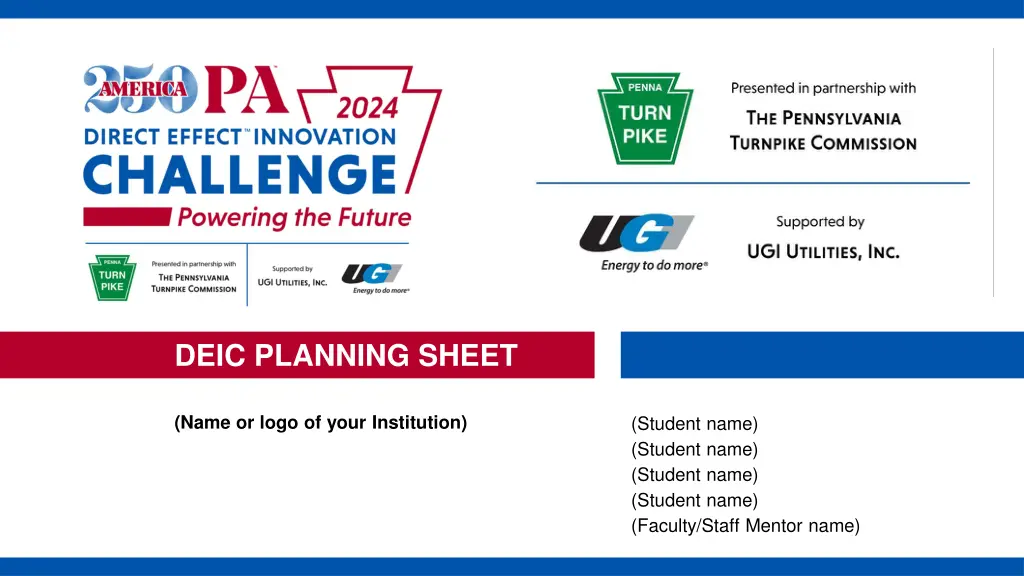 deic planning sheet 1