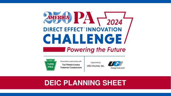 deic planning sheet