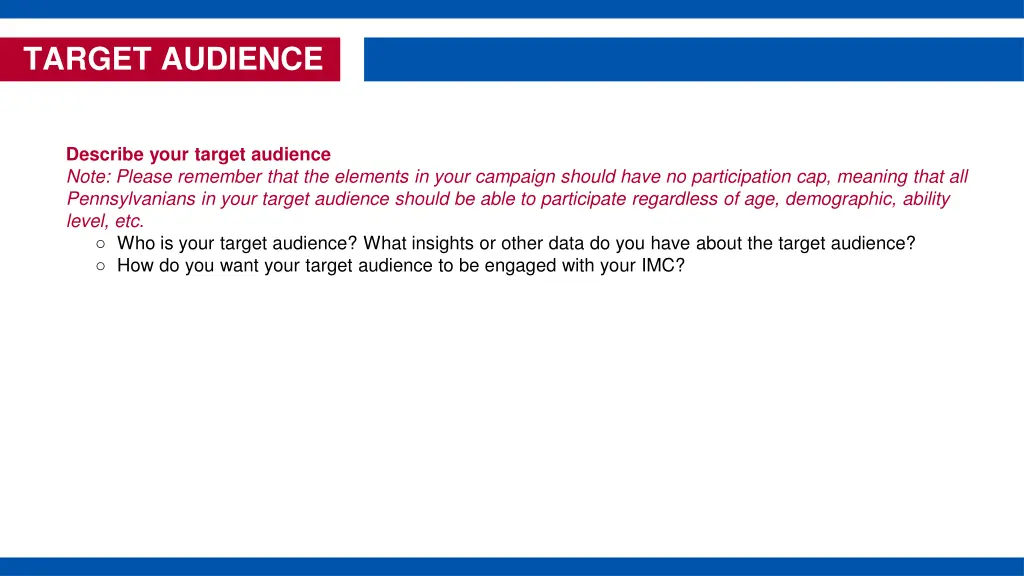 target audience