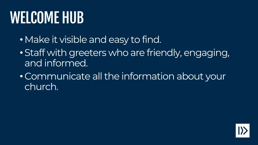 welcome hub