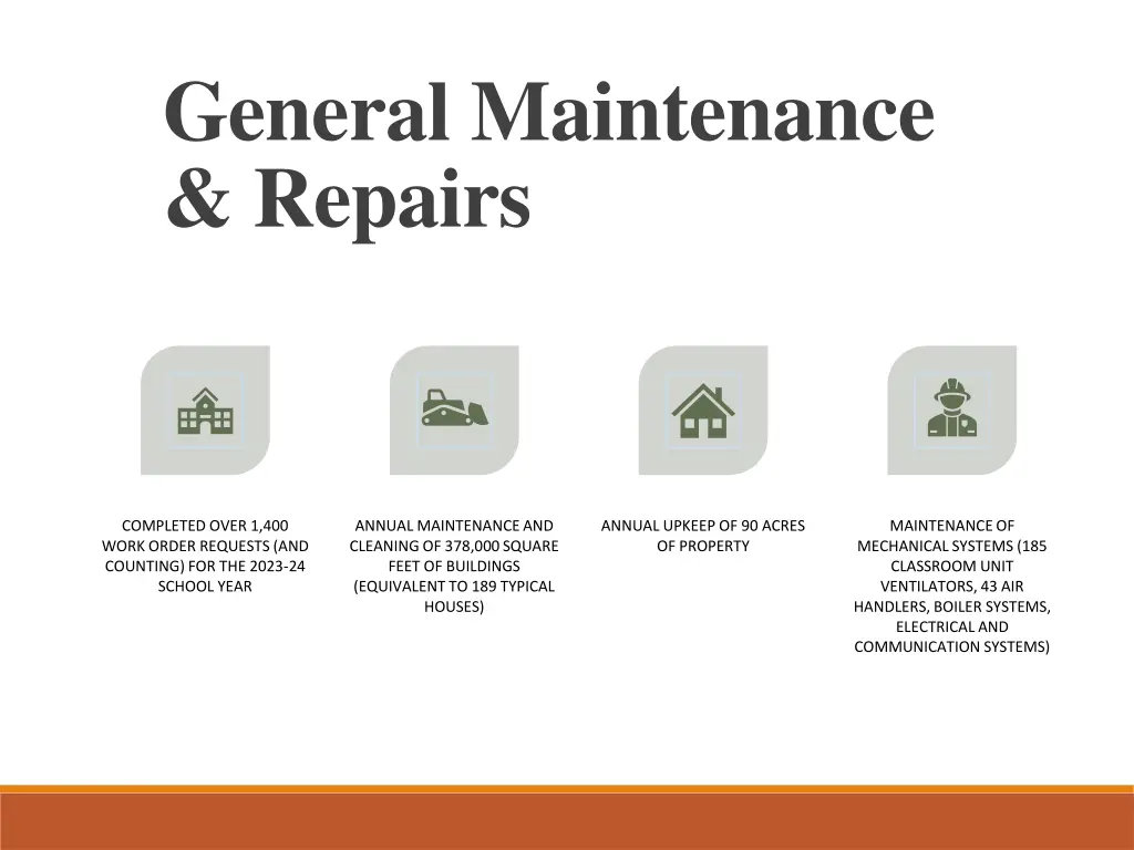 general maintenance repairs