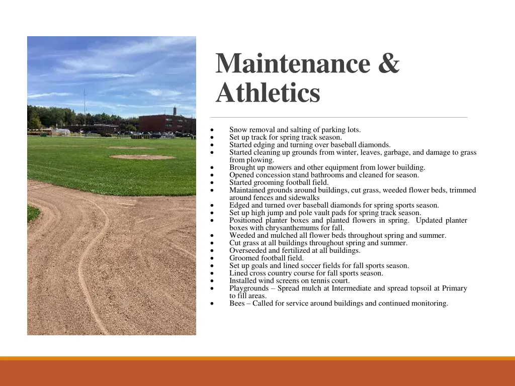 maintenance athletics