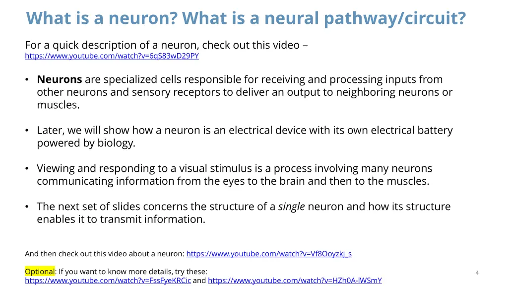 what is a neuron what is a neural pathway circuit