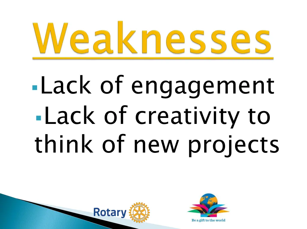 lack of engagement lack of creativity to think