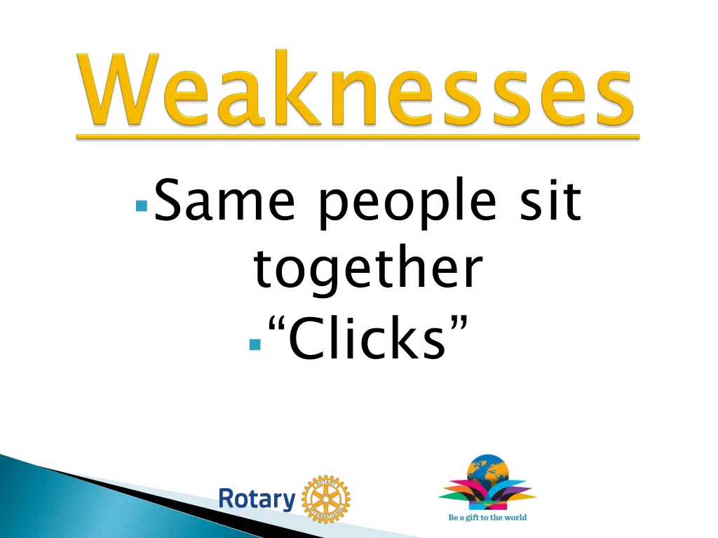 same people sit together clicks