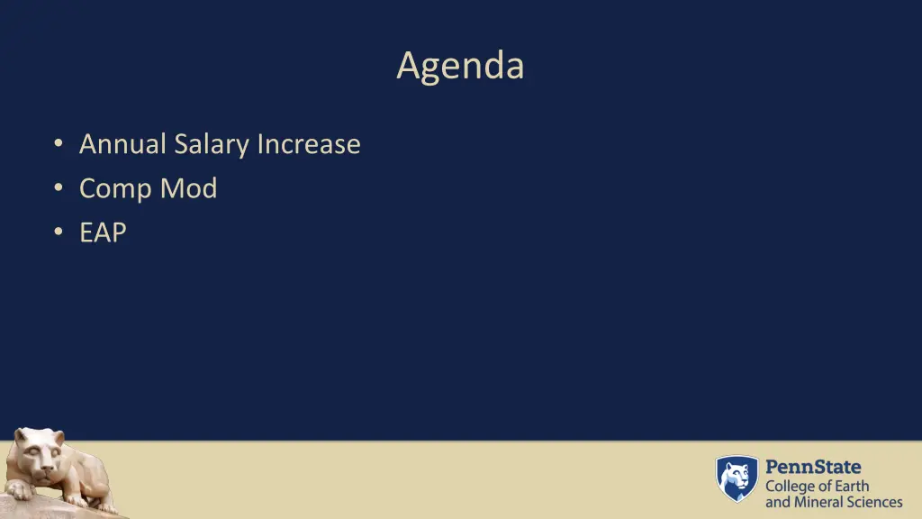 agenda 1