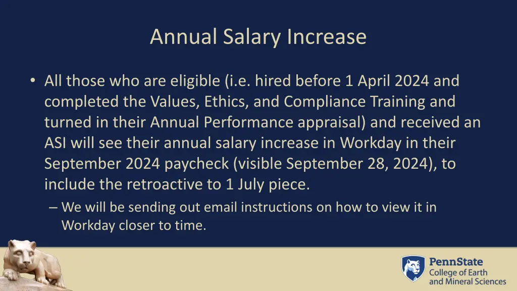 annual salary increase