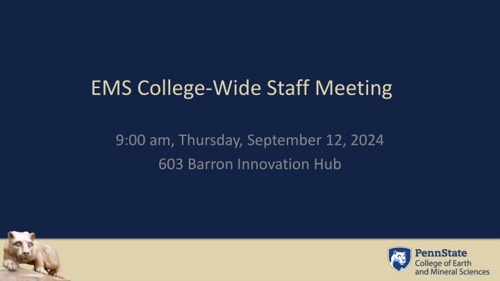 ems college wide staff meeting