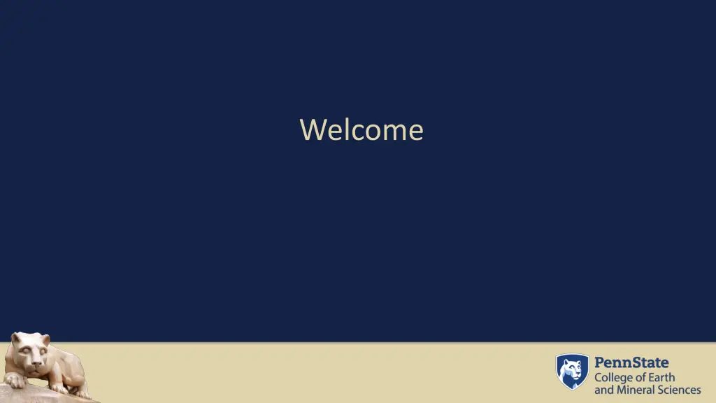 welcome