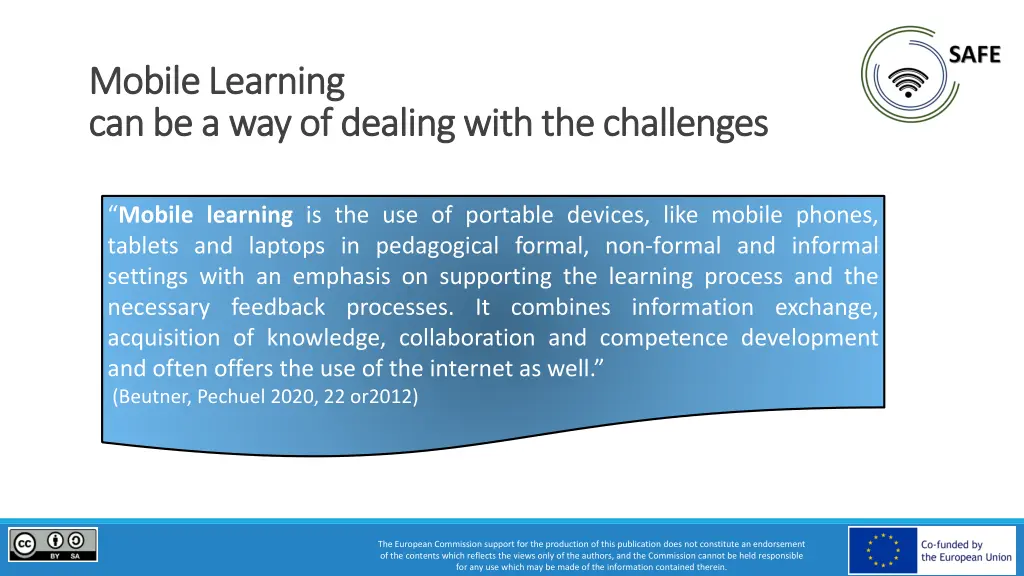 mobile learning mobile learning can canbe