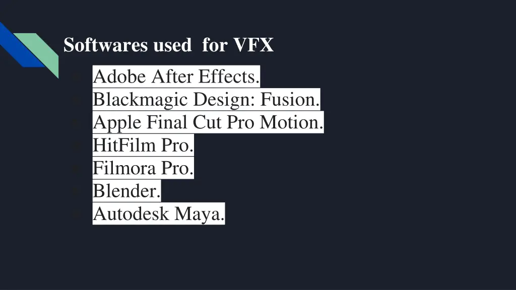 softwares used for vfx adobe after effects