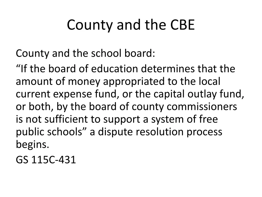 county and the cbe 10