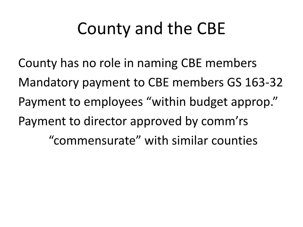 county and the cbe 3
