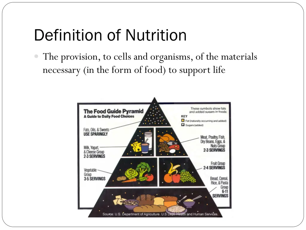 definition of nutrition