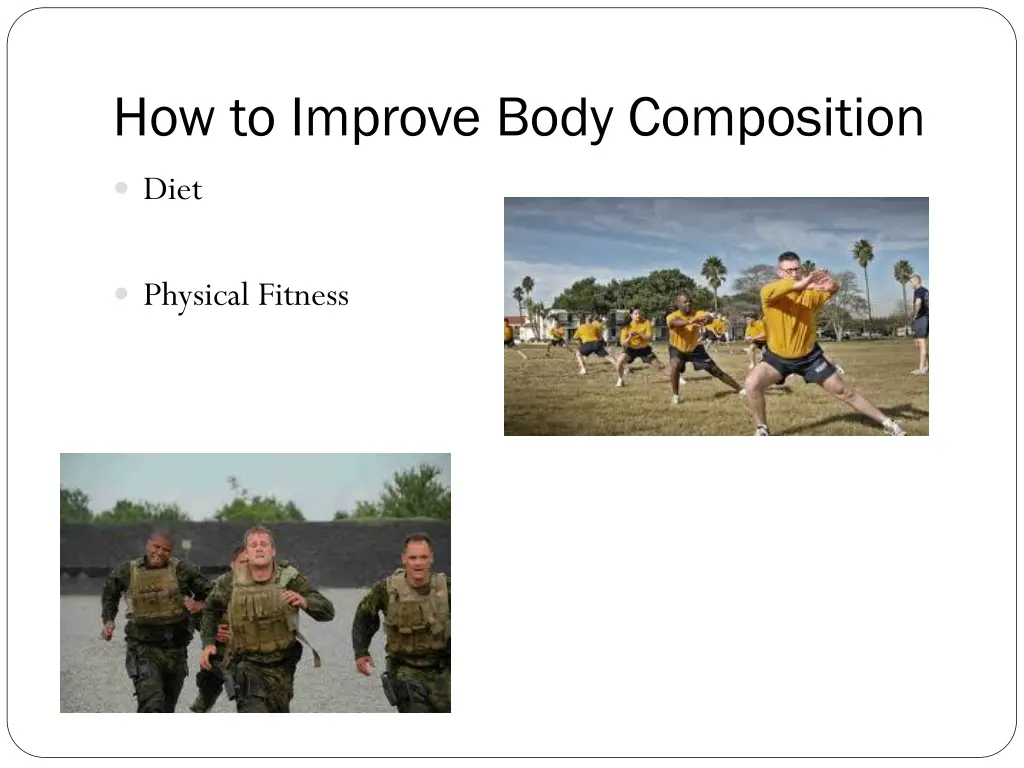 how to improve body composition