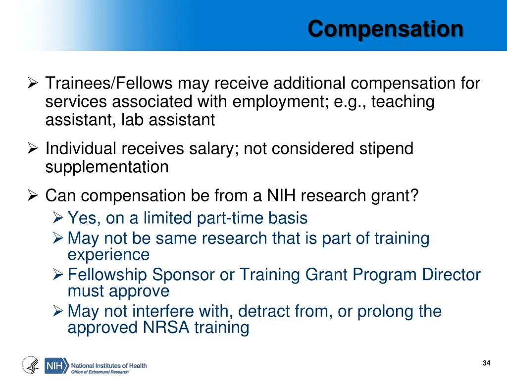 compensation