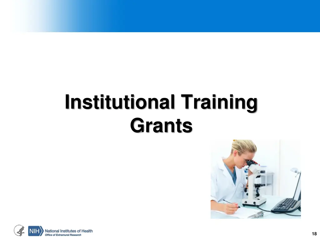 institutional training grants
