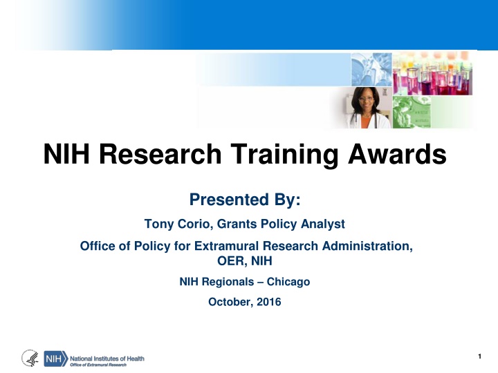 nih research training awards