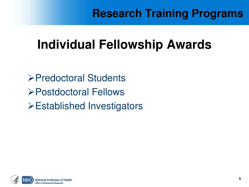 research training programs 1