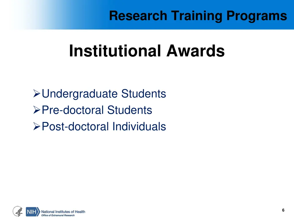 research training programs 2