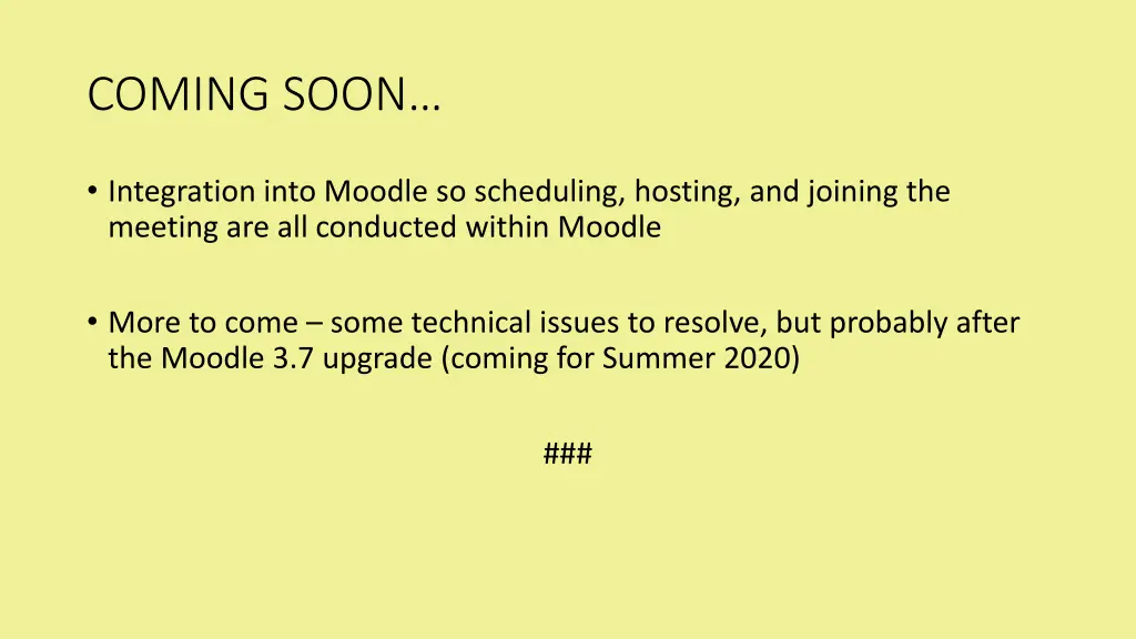coming soon