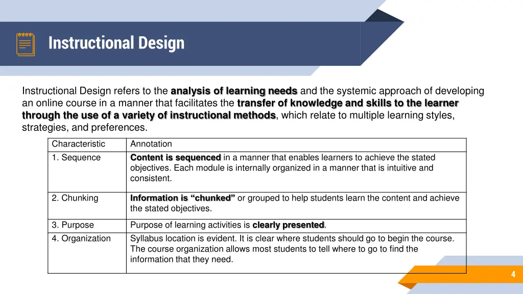 instructional design
