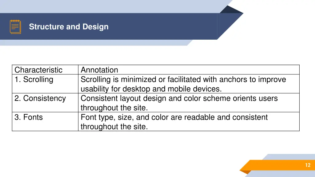 structure and design