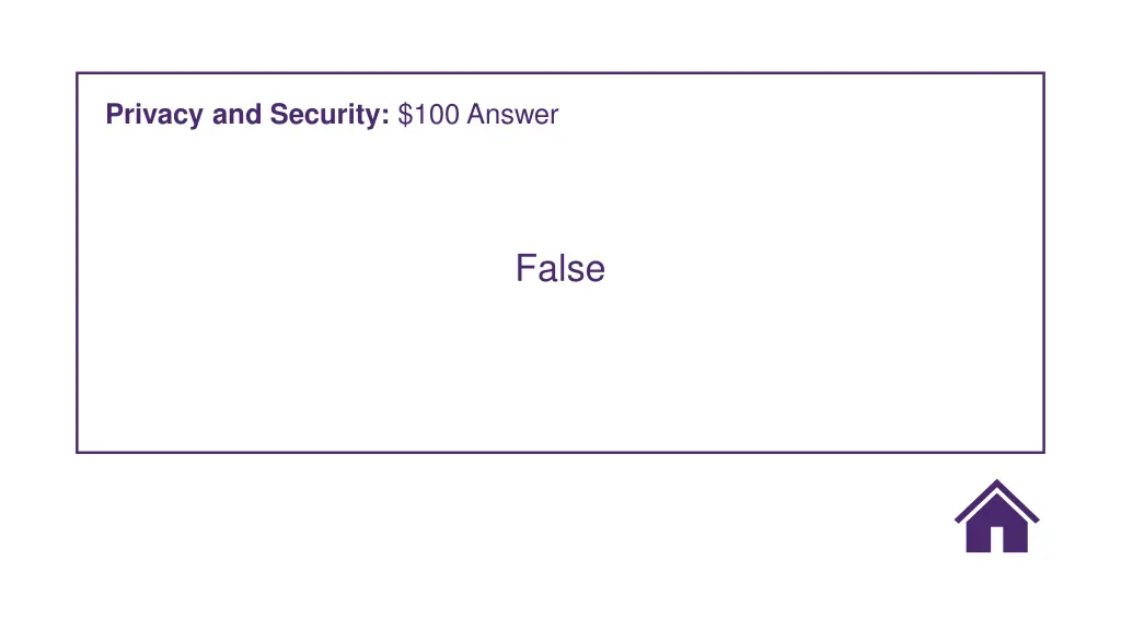 privacy and security 100 answer