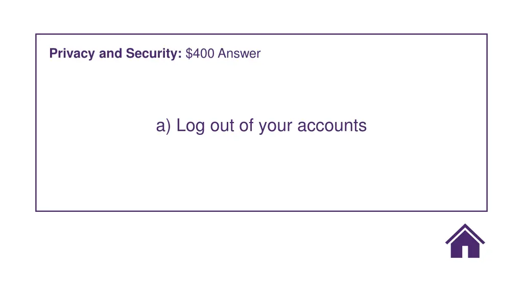 privacy and security 400 answer