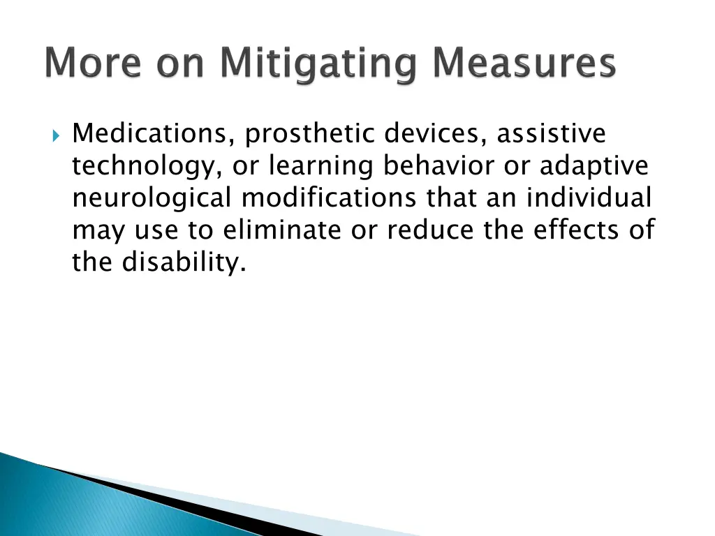 medications prosthetic devices assistive