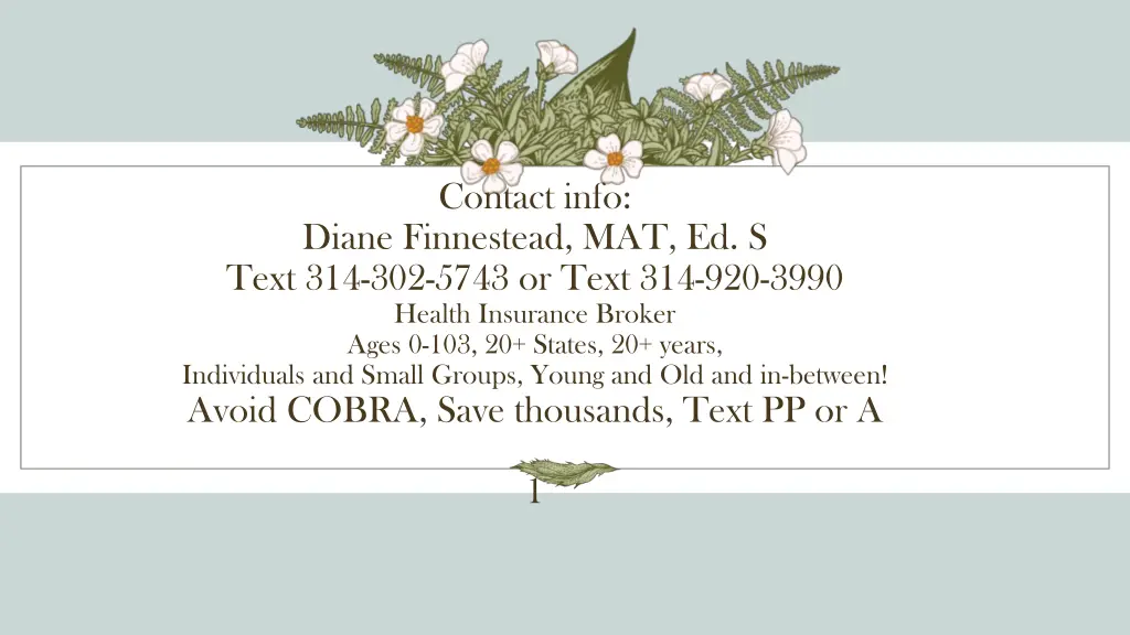 contact info