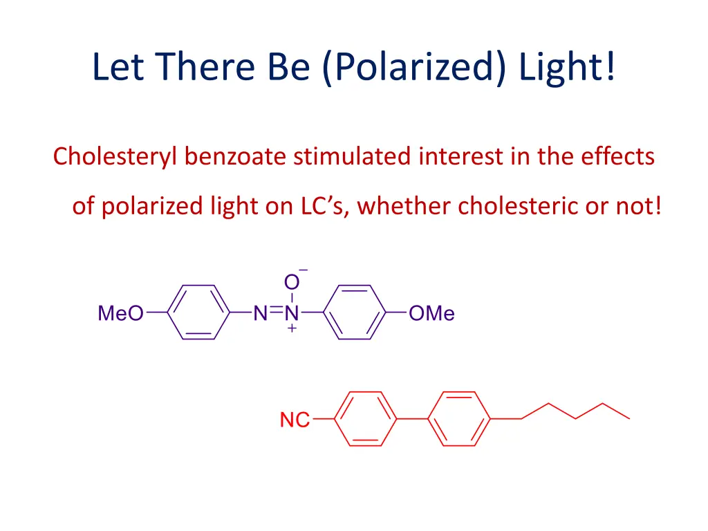 let there be polarized light