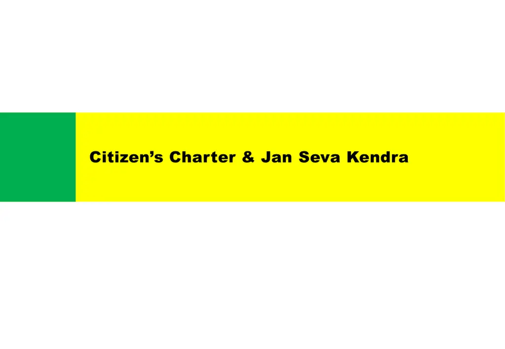 citizen s charter jan seva kendra