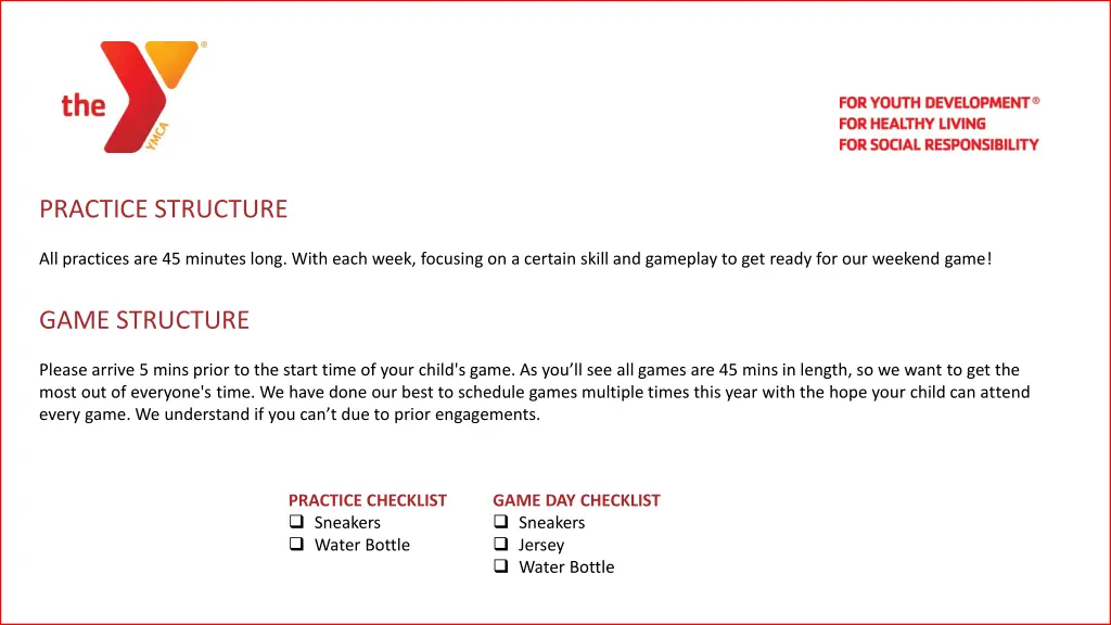 practice structure