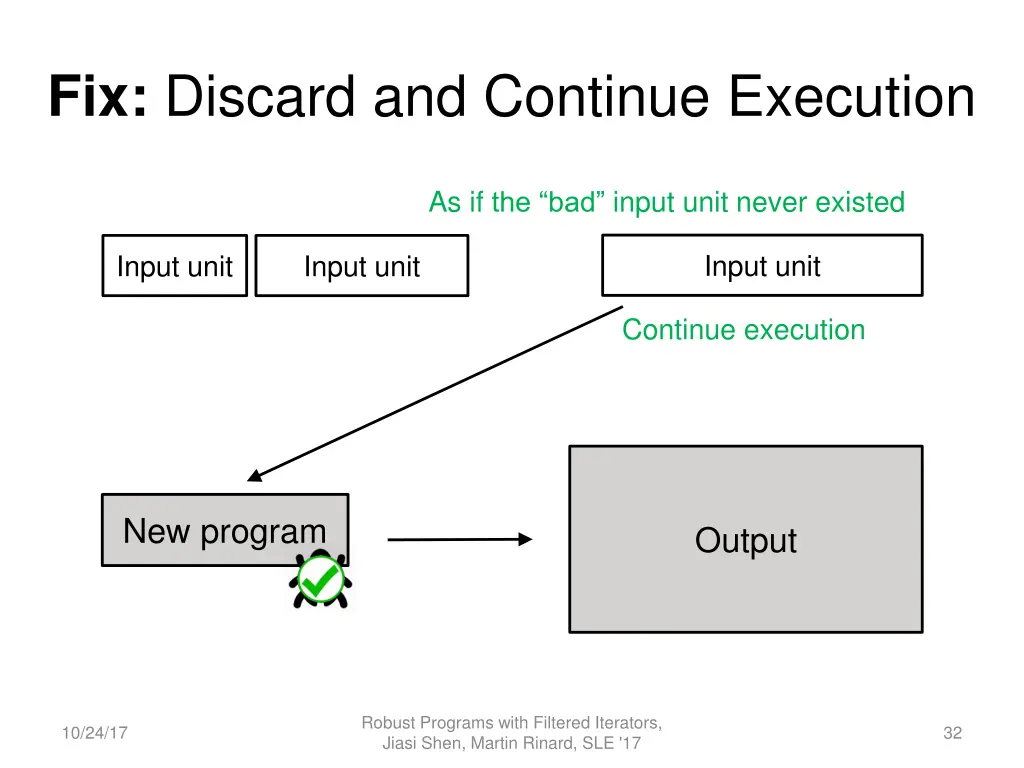 fix discard and continue execution 2