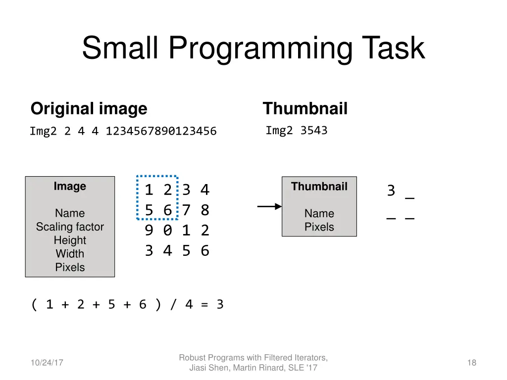 small programming task 6