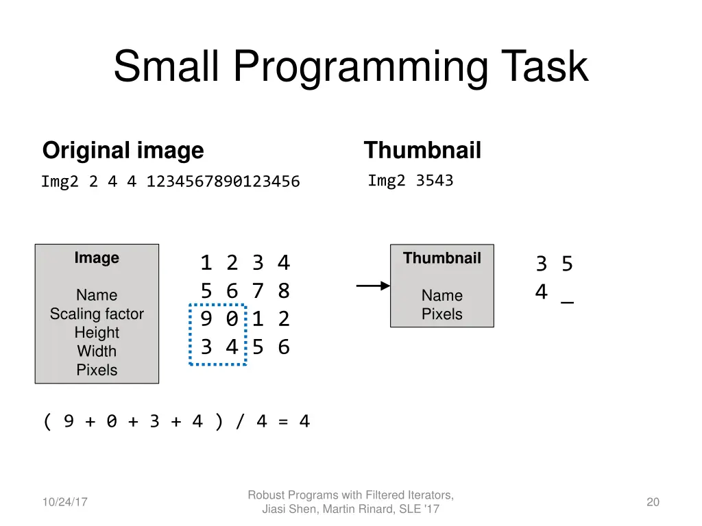 small programming task 8