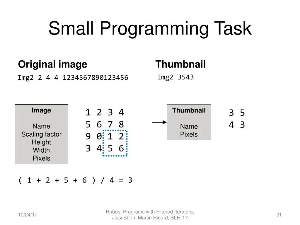 small programming task 9