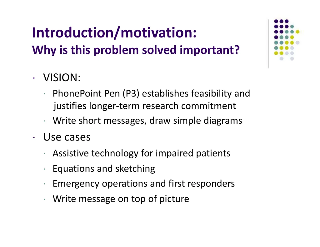 introduction motivation why is this problem