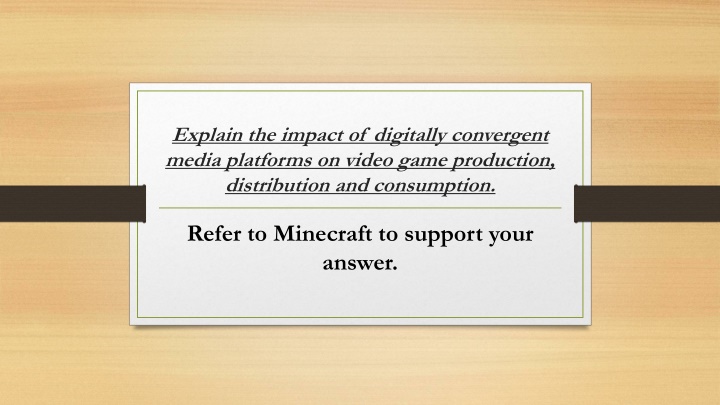 explain the impact of digitally convergent media