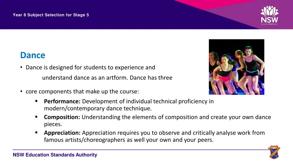 year 8 subject selection for stage 5 21