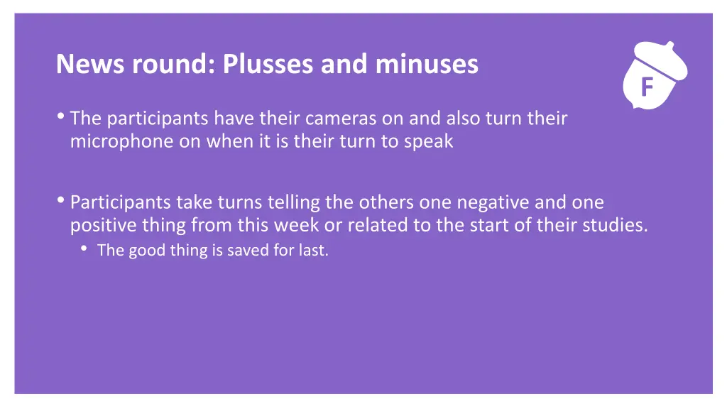 exercise news round plusses and minuses