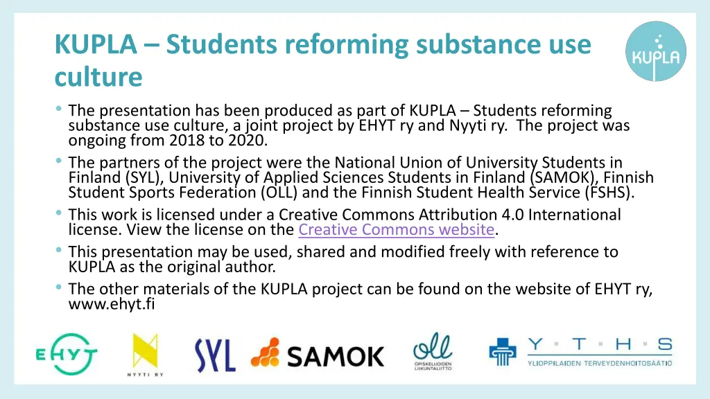 kupla students reforming substance use culture