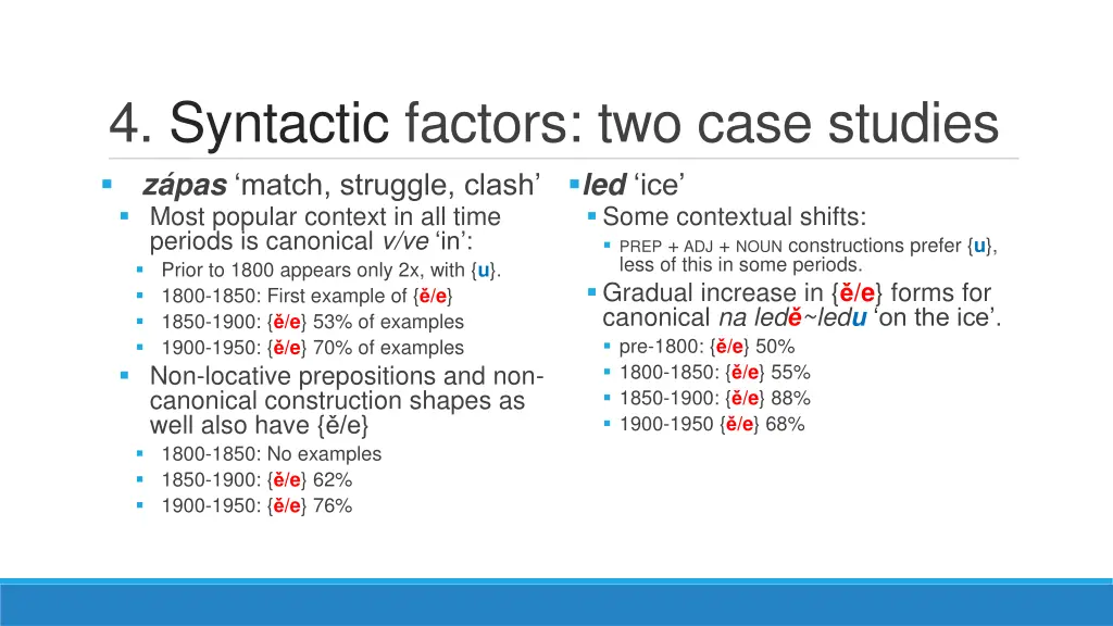 4 syntactic factors two case studies z pas match