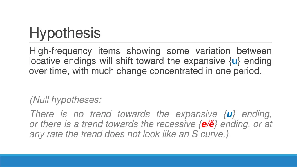 hypothesis high frequency items showing some
