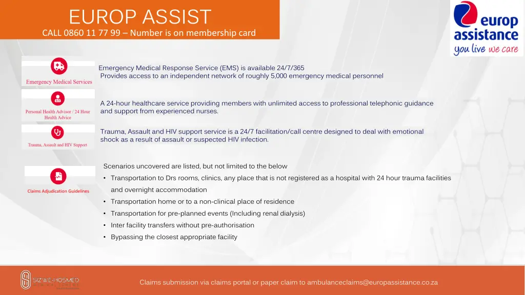 europ assist call 0860 11 77 99 number