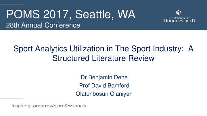 poms 2017 seattle wa 28th annual conference