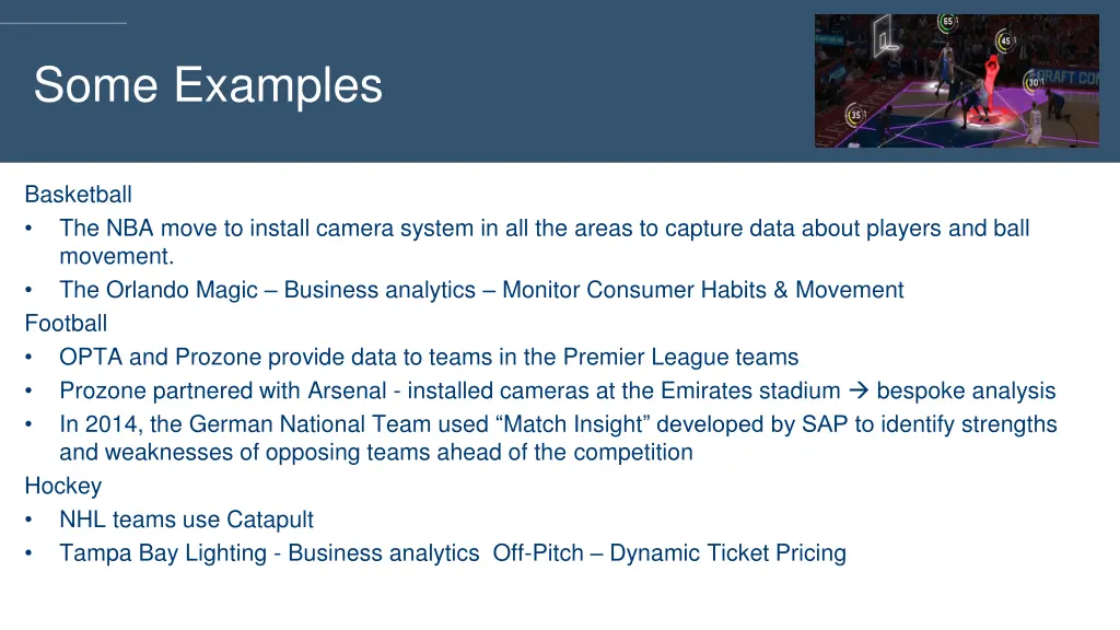 some examples