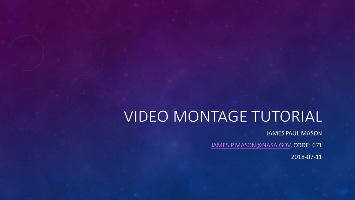 video montage tutorial